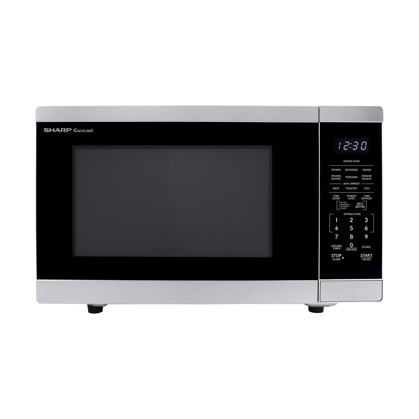 Horno Microondas Sharp Zsmc1464ks 1.4 Pies Cúbicos 1100 W De Acero Inoxidable