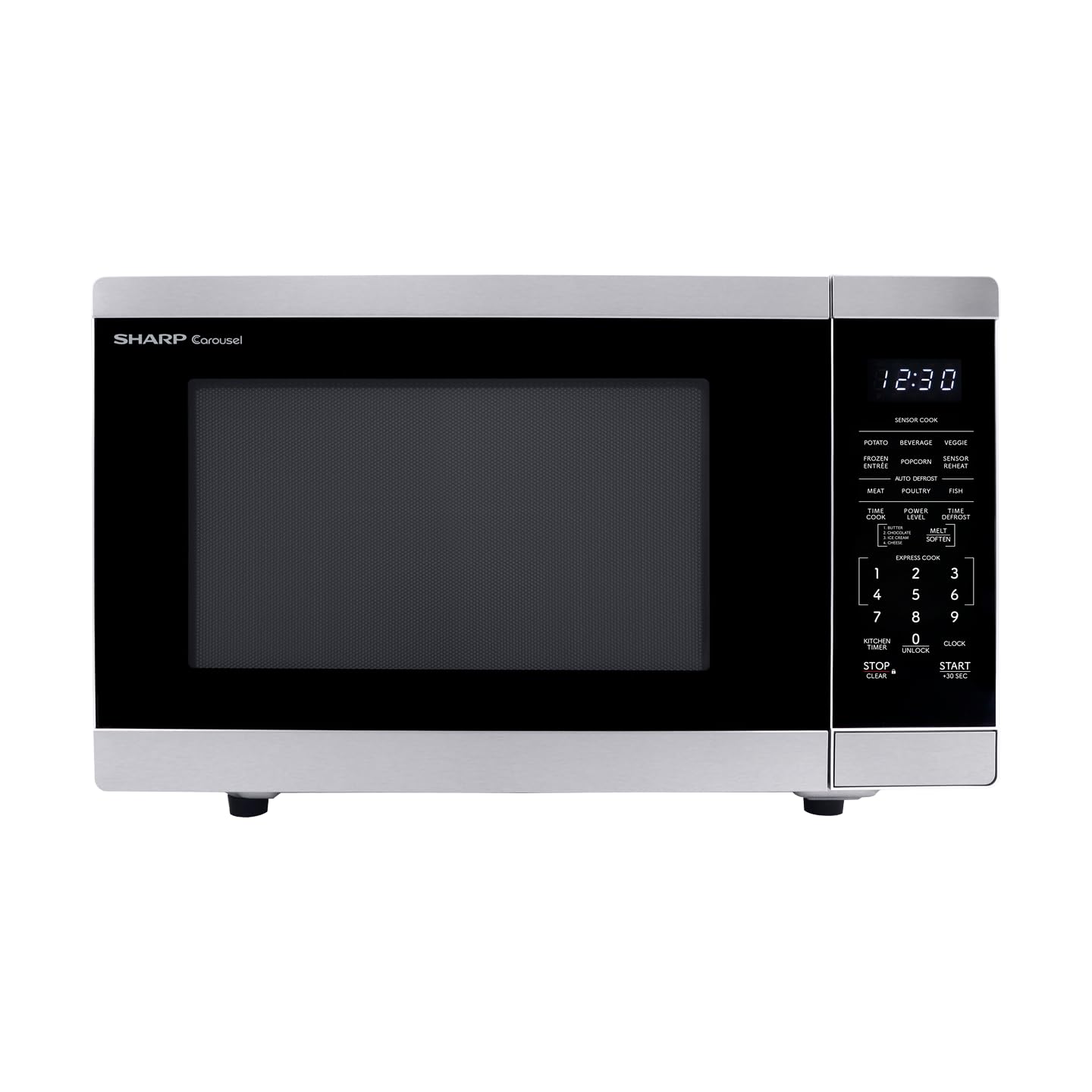 Horno Microondas Sharp Zsmc1464Ks 1.4 Pies Cúbicos 1100 W De Acero Inoxidable