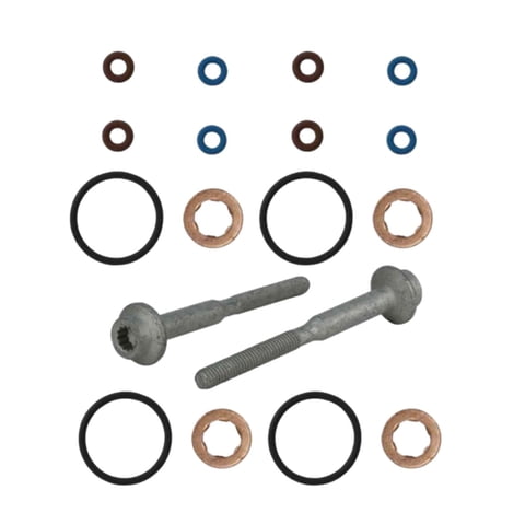 Magideal - Juego De Arandelas De Perno De Inyector, Repuestos 883.670, Piezas De Reparación De Automóviles, Juego De Sellos De Inyector De Metal Para Nh3 1.6 Tdi