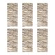 thumbnail image 2 of 6 Uds 3D Piedra Ladrillo Autoadhesivo Papel De Pared Pegatina DIY Arte Decoración Del Hogar, 2 of 5
