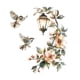 thumbnail image 5 of Adhesivo De Pared Con Diseño De Pájaros Y Flores, Mural De Pared, Decoración De Pared Para Dormitorio, Baño Y Oficina, 5 of 5