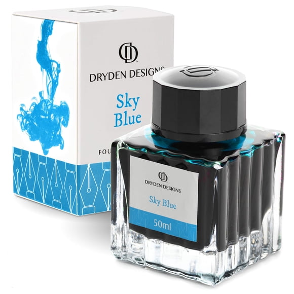 Botella de tinta Dryden Designs, azul cielo, 50 ml, edición de lujo