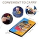 thumbnail image 4 of Las Chicas de Oro Porta Pasaporte y Cartera de Viaje Premium de Cuero PU, Funda de Pasaporte Bloqueo RFID con Ranuras para Tarjetas de Crédito, Estuche para Libro de Pasaporte para Familia 10cm × 15cm, 4 of 6