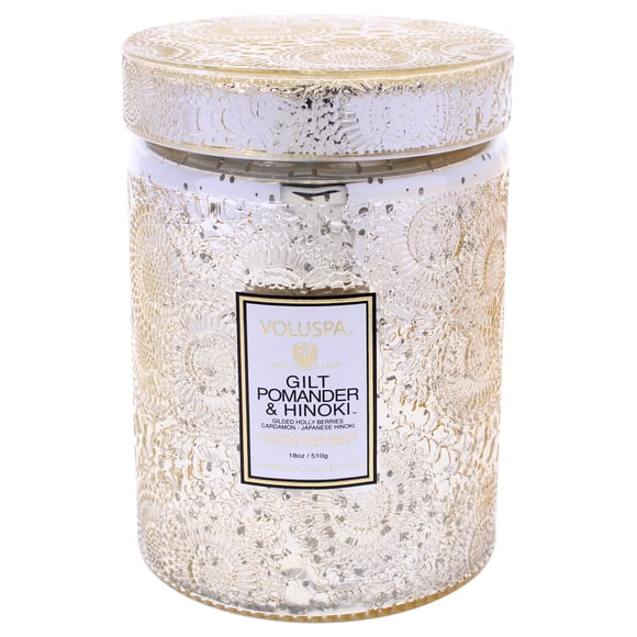 Vela Voluspa Pomada Dorada y Caña Hinoki Grande 500 g