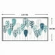 thumbnail image 2 of Metal Wall Decor Cribean Leaf, 2 of 3