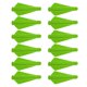 thumbnail image 3 of Pluma de plástico 12 piezas Fletching para flechas de tiro con arco de bricolaje verde, 3 of 5
