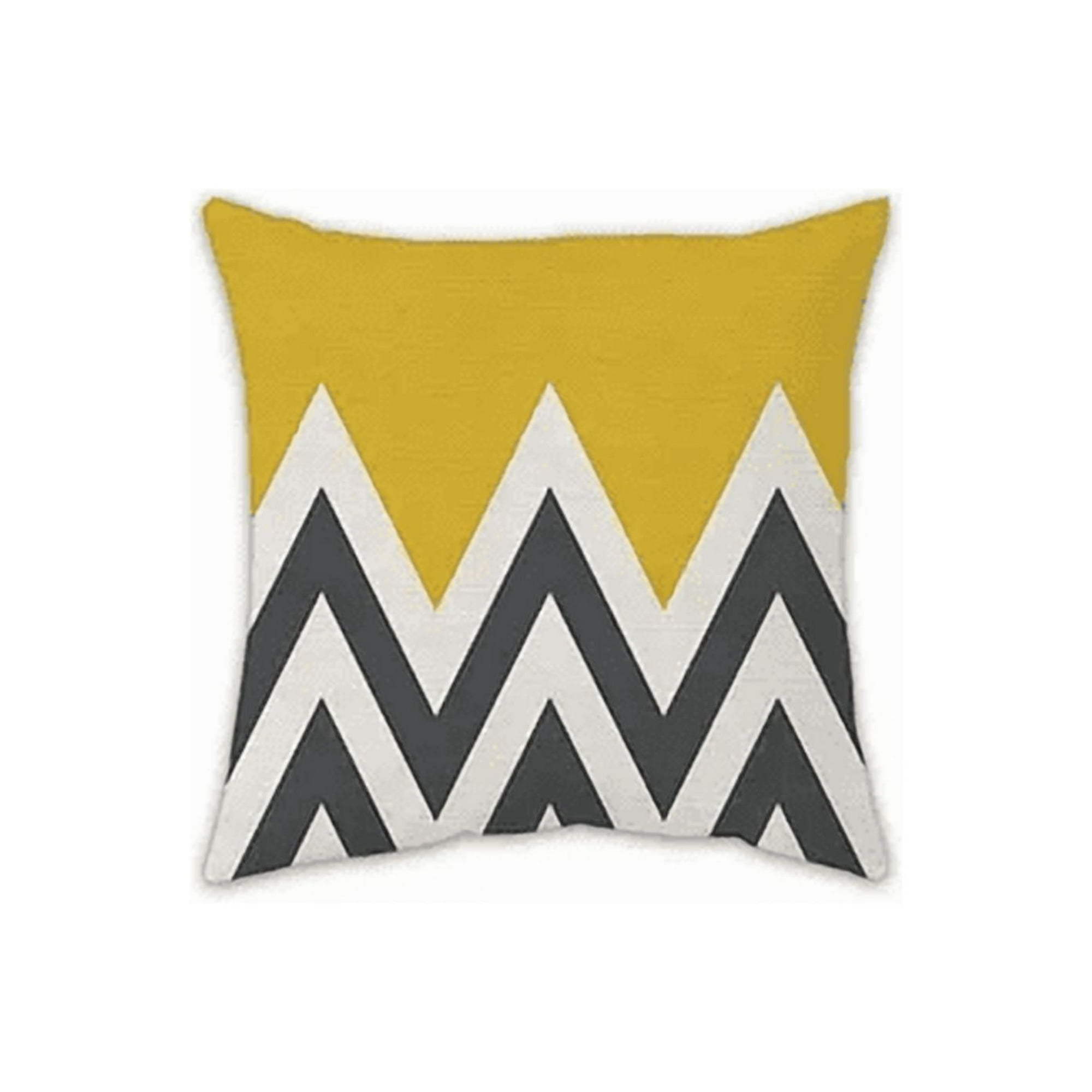 Genérico - Pack De 4 Fundas De Almohada Cojín Con Diseño 45x45 Cm Triángulo Geométrico