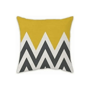 Genérico - Pack De 4 Fundas De Almohada Cojín Con Diseño 45X45 Cm Triángulo Geométrico