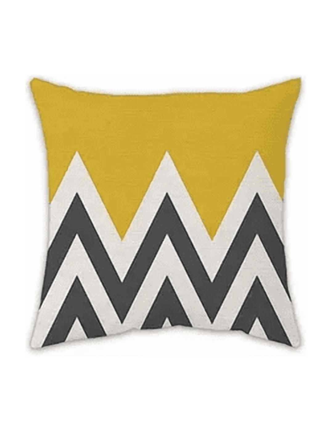 Genérico - Pack De 4 Fundas De Almohada Cojín Con Diseño 45X45 Cm Triángulo Geométrico