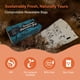 thumbnail image 4 of Bolsas compostables para sándwiches Heart of Tafiti, 100 unidades, 4 of 6