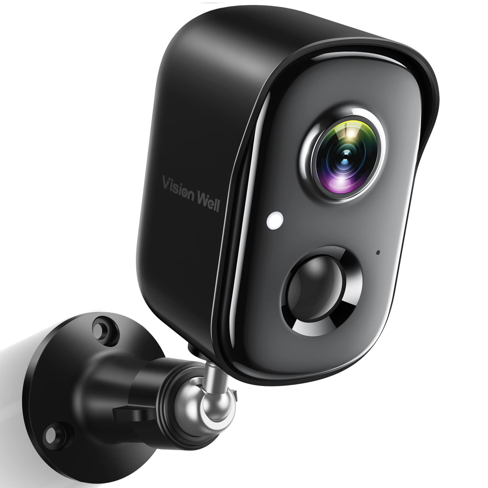 Cámara De Seguridad Vision Well Inalámbrica 1080p Con Batería Para Exteriores