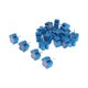 thumbnail image 5 of 20pcs Tachuelas de madera para el pulgar Push Pins Flower Head Oficina Azul Chincheta, 5 of 5