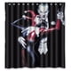 thumbnail image 1 of Cortina de ducha de Joker y Harley Quinn con ganchos (66 x 72 pulgadas), 1 of 3