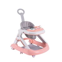 Andador Caminador 5 En 1 Con Apoya Pies Lubabycas Rosado