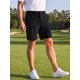 thumbnail image 4 of INSPIRE CHIC Pantalones Cortos de Trabajo Ligeros con Múltiples Bolsillos para Hombre, S Negro, 4 of 5