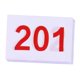 thumbnail image 5 of Babero Para Correr Números De Competidor Ligeros Para Gimnasia Baloncesto Fútbol 201 A 300, 5 of 5