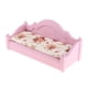 thumbnail image 3 of Hecho a mano 1/6 sofá cama doble sofá casa de muñecas muebles en miniatura decoración rosa, 3 of 5