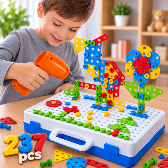 Maleta De Herramientas Juguete Interactivo 237 Pcs Infantil