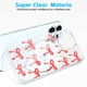 thumbnail image 5 of Funda Para Iphone 15 Pro Con Estampado De Lazo Rojo Transparente, 5 of 7