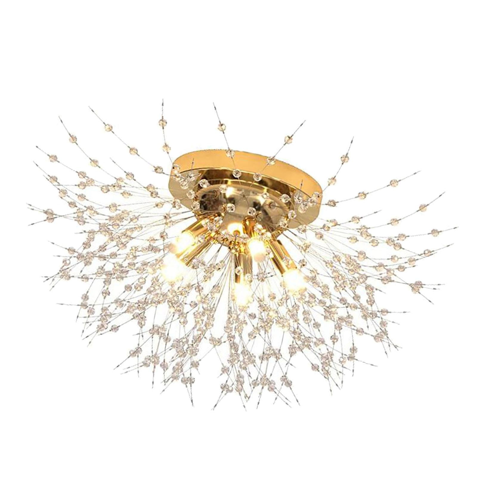 Magideal - Lámpara Colgante De Luciérnaga Moderna, Lámpara Colgante Led, Lámpara Colgante De Isla, Luz De Techo Adecuada Para Sala De Estudio, Restaurante Y Bar Cuatro Cabezas Caliente