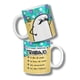 thumbnail image 1 of Taza Día del Trabajo Divertida - “Mis 4 Cosas Favoritas del Trabajo” D9, 1 of 3