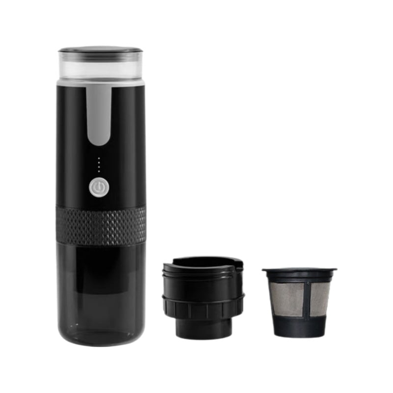 Xusx111 - Espresso Portátil Máquina De Café Recargable Mini Cápsula Eléctrica En Polvo Cafetera De Presión Adecuada Para Cápsula Y Polvo De Café Para Acampar, Viajar, Al Aire Libre, Rv
