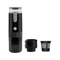 Xusx111 - Espresso Portátil Máquina De Café Recargable Mini Cápsula Eléctrica En Polvo Cafetera De Presión Adecuada Para Cápsula Y Polvo De Café Para Acampar, Viajar, Al Aire Libre, Rv