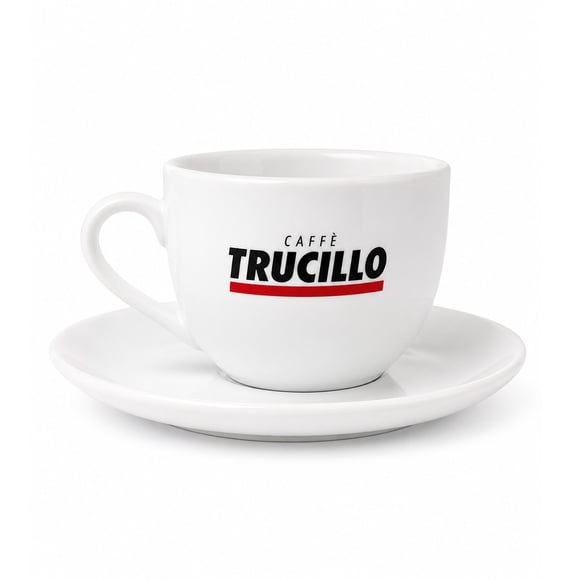 Set De 6 Tazas Y Platos de Porcelana Coupe 220Cc Línea Padua - Edición Limitada Trucillo