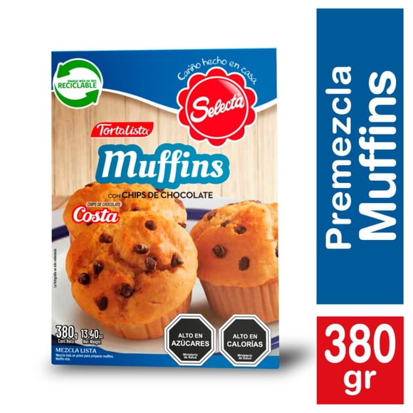 Premezcla Tortalista Muffin Caja, 380 g
