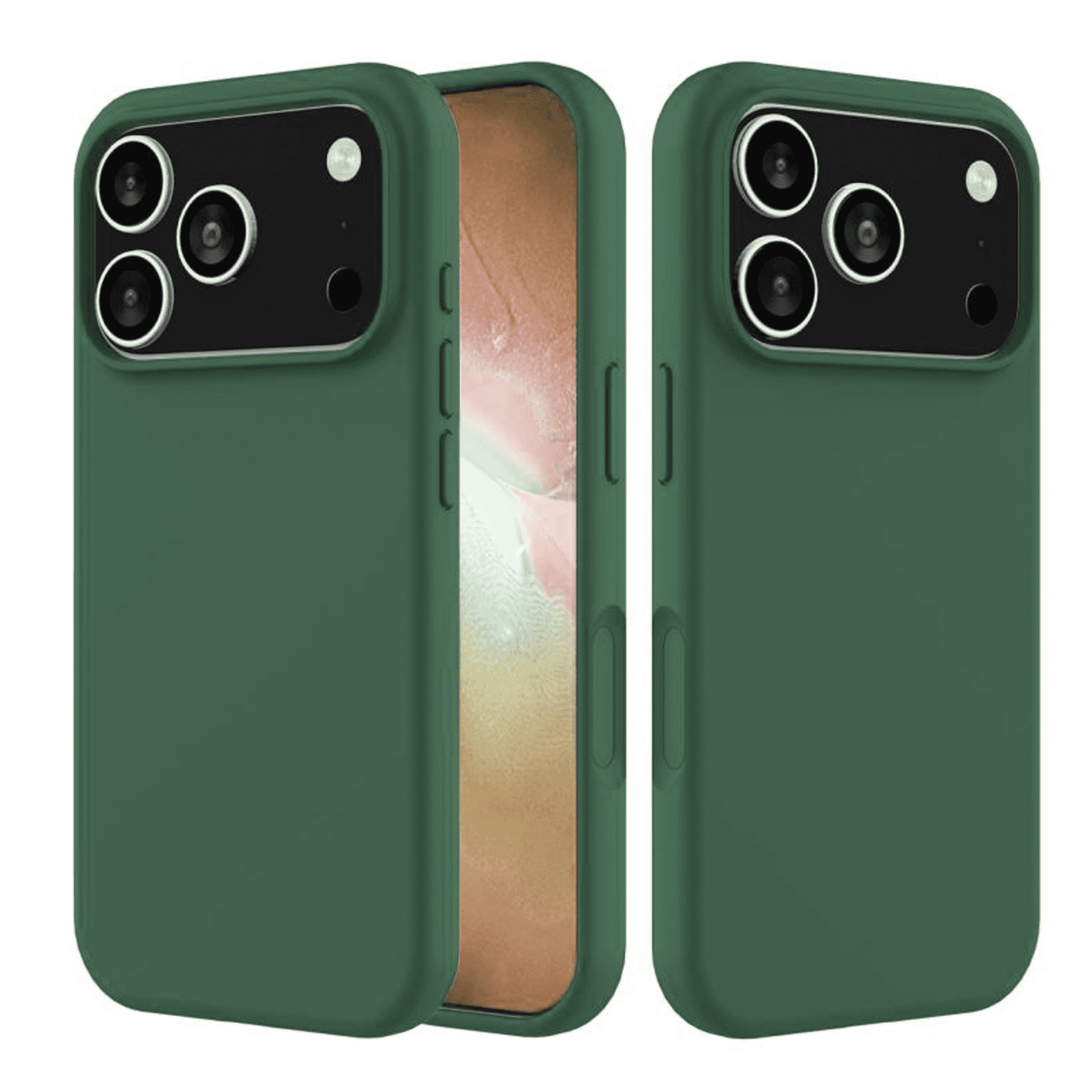 Joigo - Carcasa Funda Para Iphone 17 Pro Goma Verde