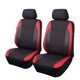 thumbnail image 1 of Fundas para asientos de coche Flying Banner, fibra de carbono, malla de aire, color rojo, 1 of 9