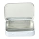 thumbnail image 1 of Caja De Almacenamiento De Tarjetas Contenedor De Accesorios De Hierro Vacío Para Joyería Gadget Blanco Con Bisagra, 1 of 5