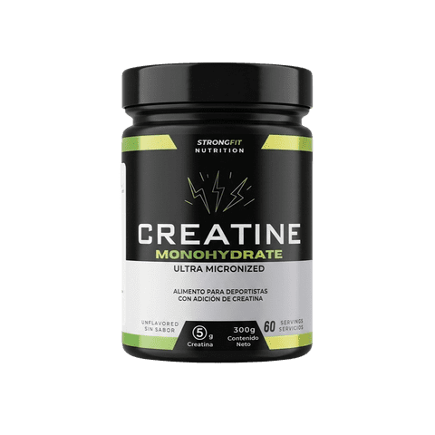 Strongfit Nutrition - Creatina Monohidratada Ultra Micronizada 300G 60Sv Strongfit