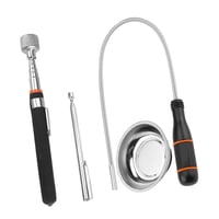 Ioensy - Juego De Herramientas De Recogida Magnética Para El Jardín, Hallazgos Automotrices, Reparación De Automóviles, Barredora Magnética