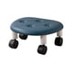 thumbnail image 2 of Taburete Con Asiento De Rodillo Bajo, Taburete Portátil Resistente Para Zapatos, Asiento Para Biblioteca, Cocina, Garaje, Azul, 2 of 5