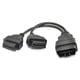 thumbnail image 3 of Cable de extensión divisor OBD2 OBD II Ikkegol 30 cm/12 pulgadas, 3 of 3