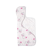 Teka - Toalla Capucha De Algodón Estampada Bichos Rosados - 75 X 90Cm - 300 G/M²