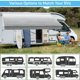 thumbnail image 3 of Toldo AlphabetAcre 5,2 m Ombré Gris 19,5 oz para Autocaravana, 3 of 7