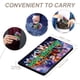 thumbnail image 4 of Monster Bash Porta Pasaporte y Cartera de Viaje Premium de Cuero PU, Funda de Pasaporte Bloqueo RFID con Ranuras para Tarjetas de Crédito, Estuche para Libro de Pasaporte para Familia 10cm × 15cm, 4 of 6