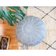 thumbnail image 1 of Puff de Cuero Gris, 1 of 3
