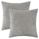 thumbnail image 1 of REGALWOVEN 2 Pcs Fundas de Almohada de Pana Clásicas Modernas Suaves y Sólidas para Sofá Cama Hogar Dormitorio Gris 18" x 18", 1 of 6