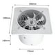 thumbnail image 3 of Extractor De Aire Metálico Industrial 6 Pulgada 15cm 40w Color Blanco, 3 of 6