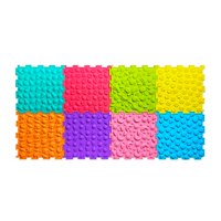 Genérico - Tapetes Mat Sensoriales Cuadrados Niños Set De 8 Piezas 24*24*1Cm - A10 - Sr2505