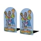 thumbnail image 1 of Cyberchase Sujetalibros decorativos temáticos, tope para estantería con base antideslizante, uso dual para hogar y oficina - 2 piezas, 1 of 6