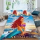 thumbnail image 2 of Sirena Negra Conjunto de sábanas temático, trío de piezas, cómodo y amigable con la piel, diseño único, regalo de decoración para el hogar para familiares, amigos y fans,140cm *210cm, 2 of 6