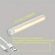 thumbnail image 1 of 1pc LED Motion Sensor Cabinet Light, Under Counter Closet Lighting, Wireless Magnetic USB Rechargeable Kitchen Night Lights, Battery Powered Operated Light For Wardrobe Closets Cabinet Cupboard Stair, 1 of 5