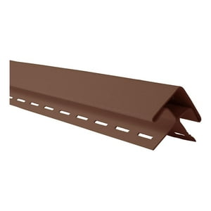 Esquinero Exterior Siding Pvc 50Mm Nogal 3Mts Dvp