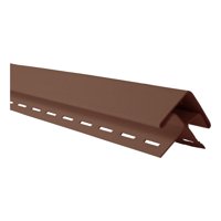 Esquinero Exterior Siding Pvc 50Mm Nogal 3Mts Dvp