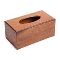 Magideal - Caja De Pañuelos De Madera, Dispensador De Servilletas Minimalista, Soporte Para Pañuelos, Dispensador De Pañuelos Para El Hogar, Baño, Encimera, Sala L
