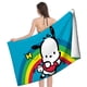 thumbnail image 4 of Pochacco Toalla de playa de secado rápido con diseño temático, regalo para mujeres y niñas, ideal para cumpleaños, fans, amantes de la música, uso en la playa o al aire libre, 78 × 180 cm, 4 of 6
